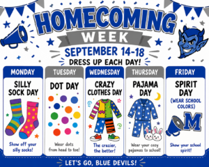 Homecoming Week Dress Up